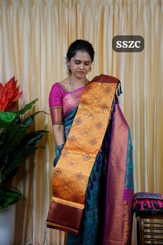 Pythani Semi silk saree🥰🥳