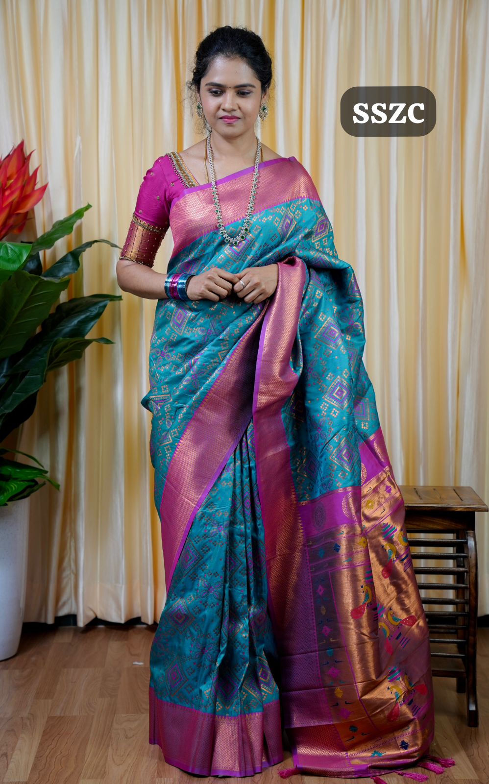 Pythani Semi silk saree 🥳