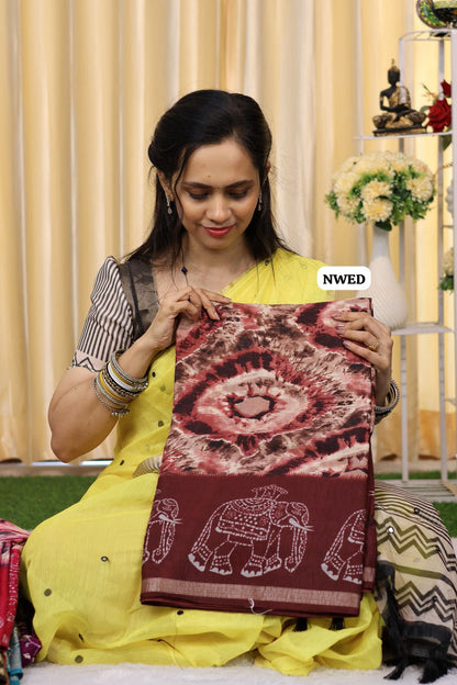 Mulmul cotton saree 😍Ⓜ️