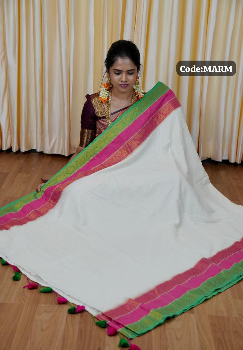 Soft cotton saree🌈🥰🥳