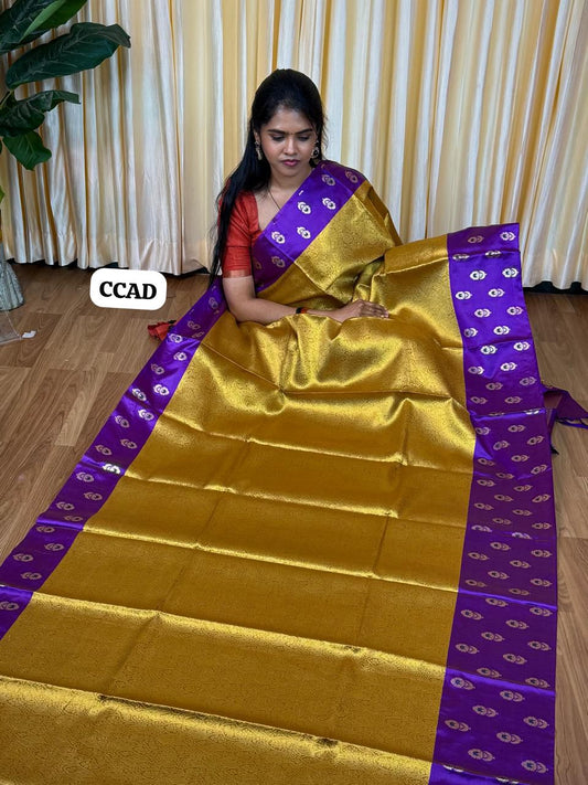 Bridal Kanchi semi silk Saree🥰⏰.