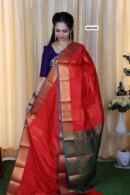Semi soft silk saree with running blouse 🔥😍🥳