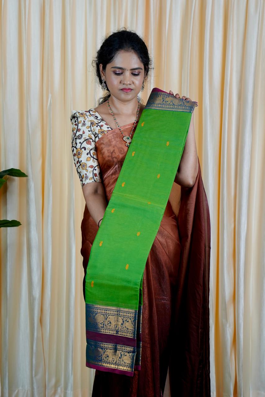 Kanchi cotton saree❌