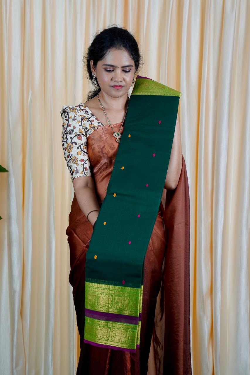 Kanchi cotton saree❌