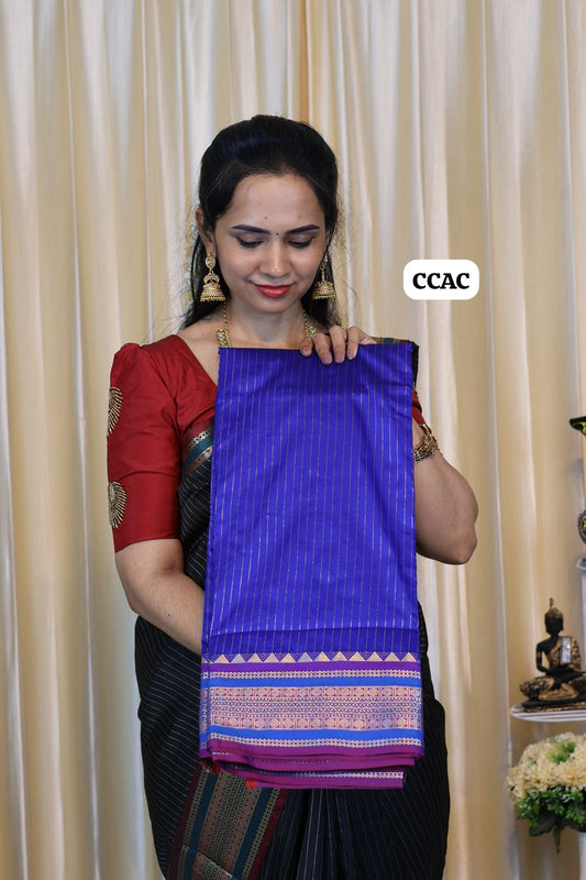 Premium Munga silk saree with colour full Pallu and blouse 😍🥳