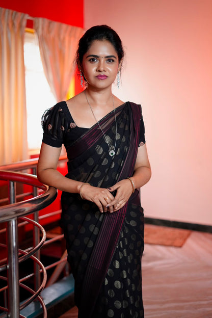 Chiffon saree👇