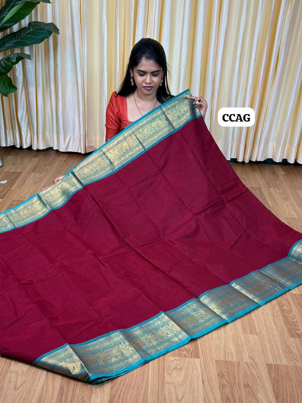 Kanchi cotton saree 🎁
