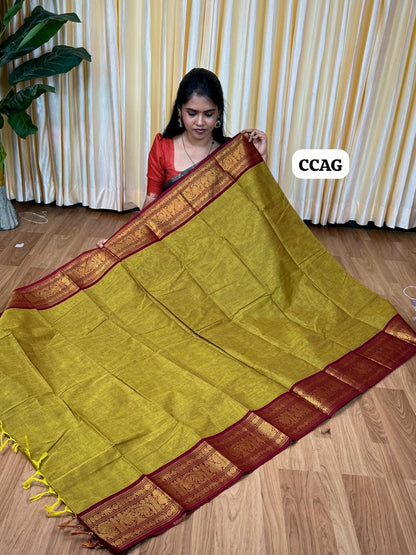 Kanchi cotton saree 🎁