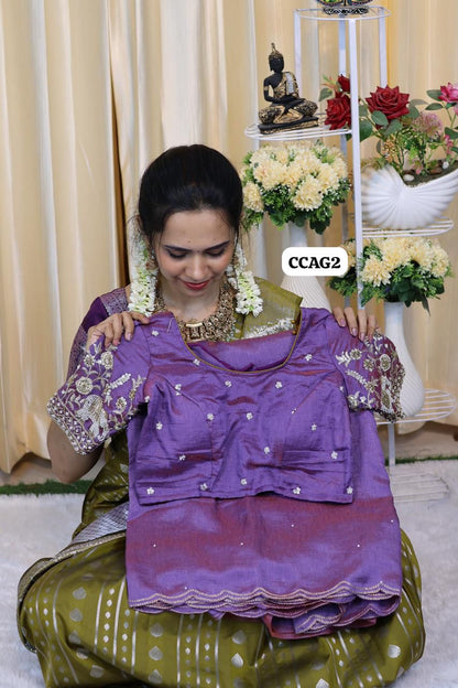 Dual tone silk😍🥳(unstitched)