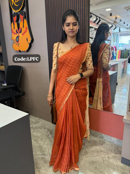 Linen Cotton saree -Prebook 😍😎⏰📚