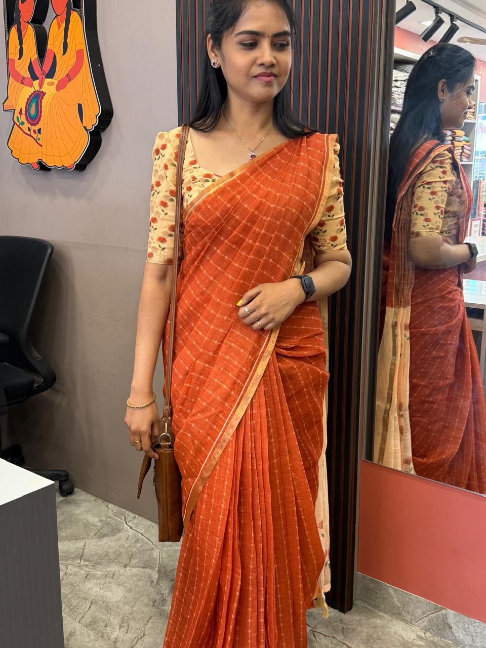 Linen Cotton saree -Prebook 😍😎⏰📚