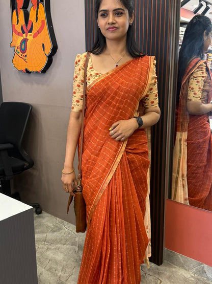 Linen Cotton saree -Prebook 😍😎⏰📚