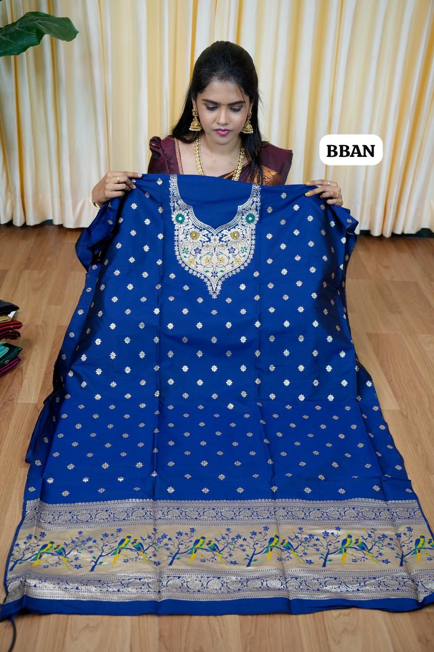 Paithani silk 3 piece set🥰🥳