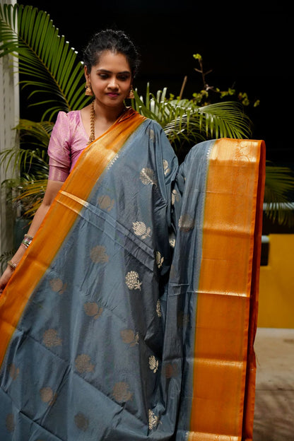 Premium warm silk saree 🥳✅