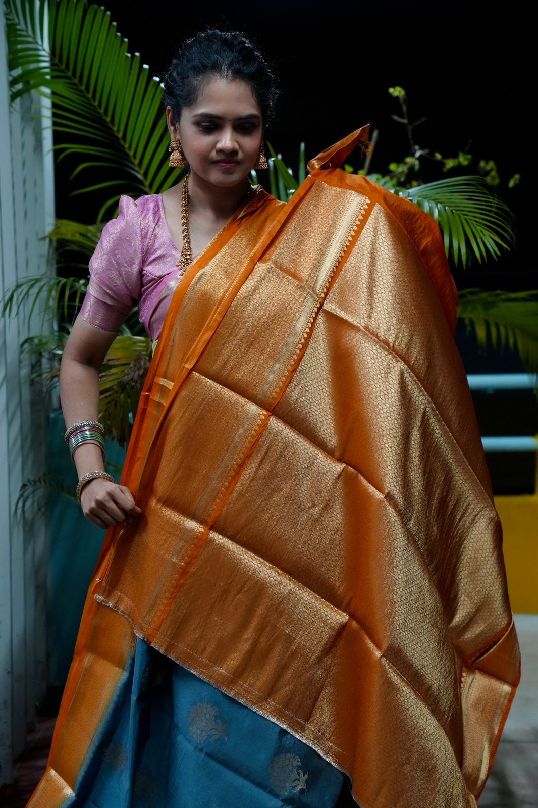 Premium warm silk saree 🥳✅