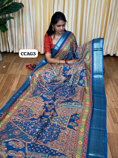 Soft silk  mixed cotton Saree 🥰😎🌈📚