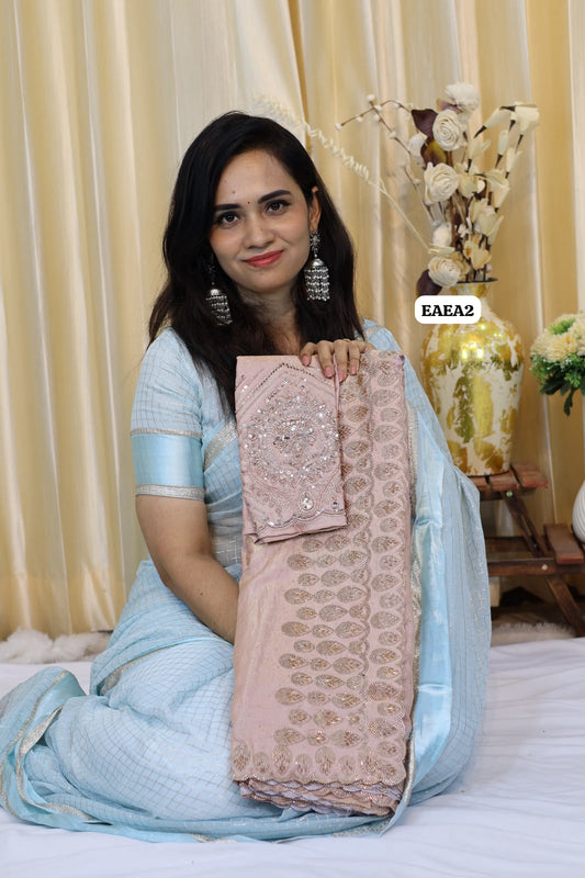 Space silk saree with jarkhand  diamond work 😍😎📚