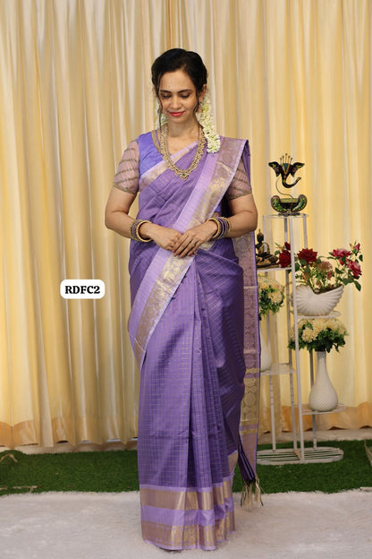 Traditional Katan semi silk saree 🥳