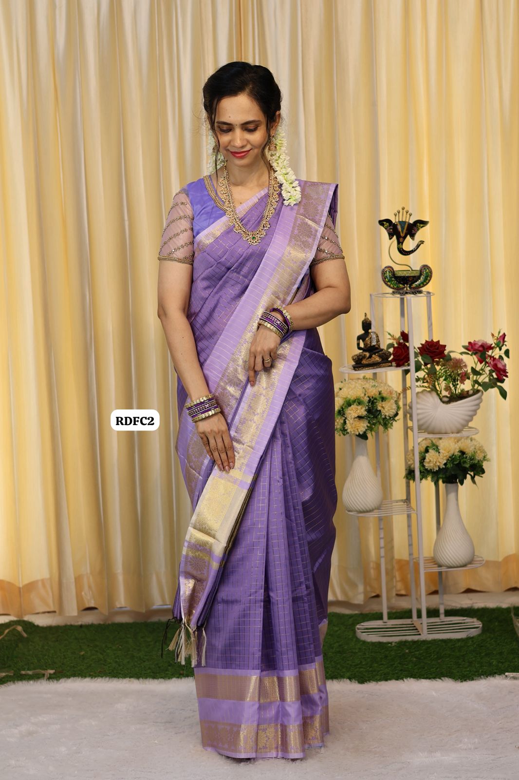 Traditional Katan semi silk saree 🥳