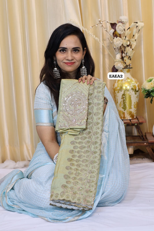 Space silk saree with jarkhand  diamond work 😍😎📚