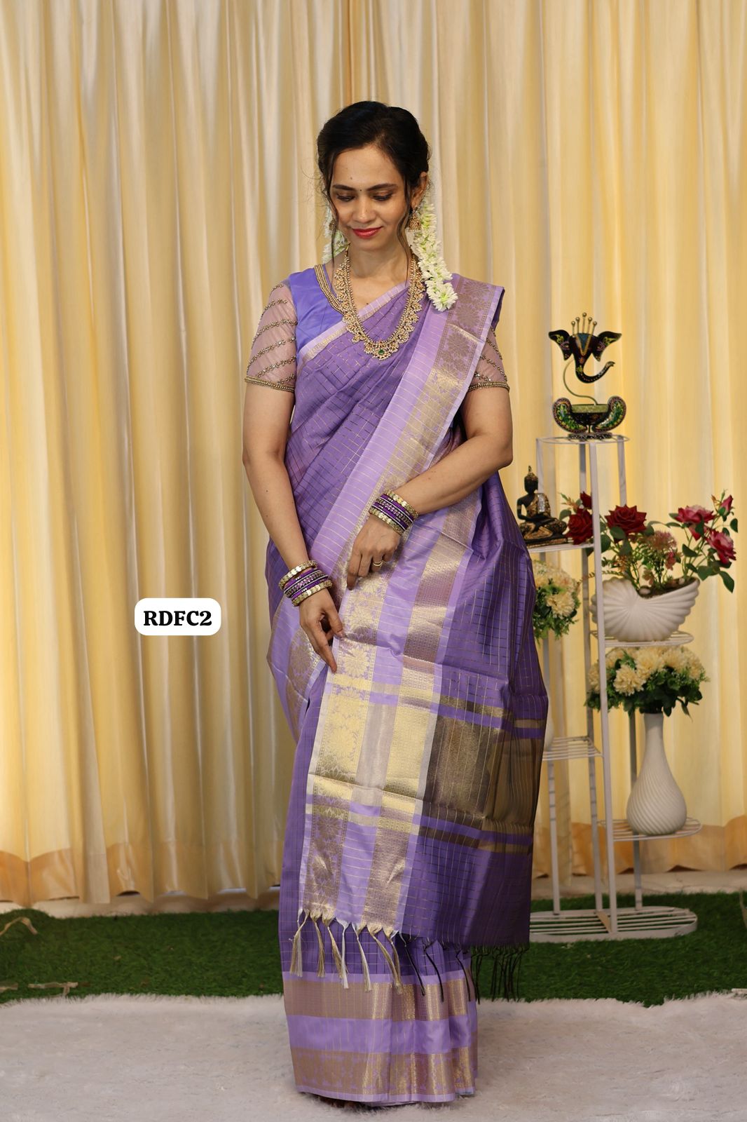 Traditional Katan semi silk saree 🥳