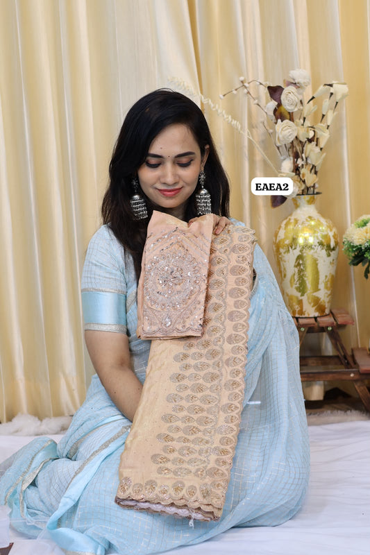 Space silk saree with jarkhand  diamond work 😍😎📚