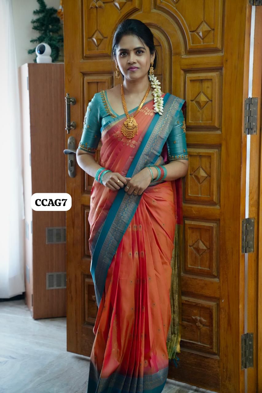 Kanchi Soft silk saree😍😎📚