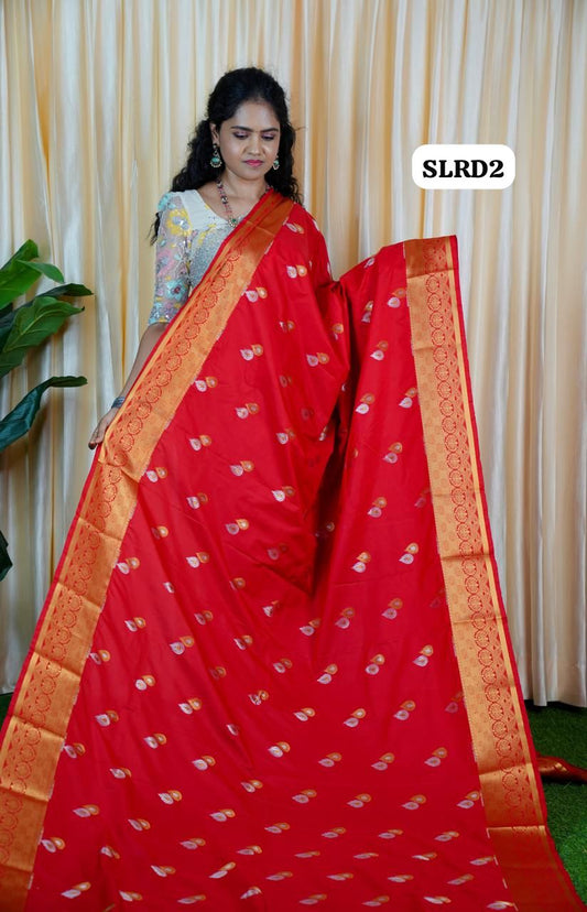 Premium bridal semi silk saree🥰🥳