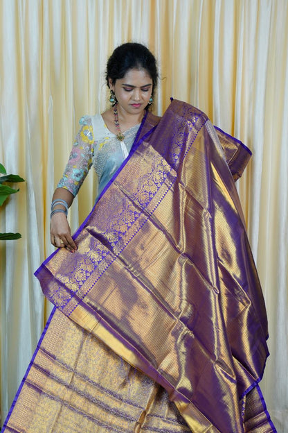 Kanchipuram semi silk saree prebook🥳