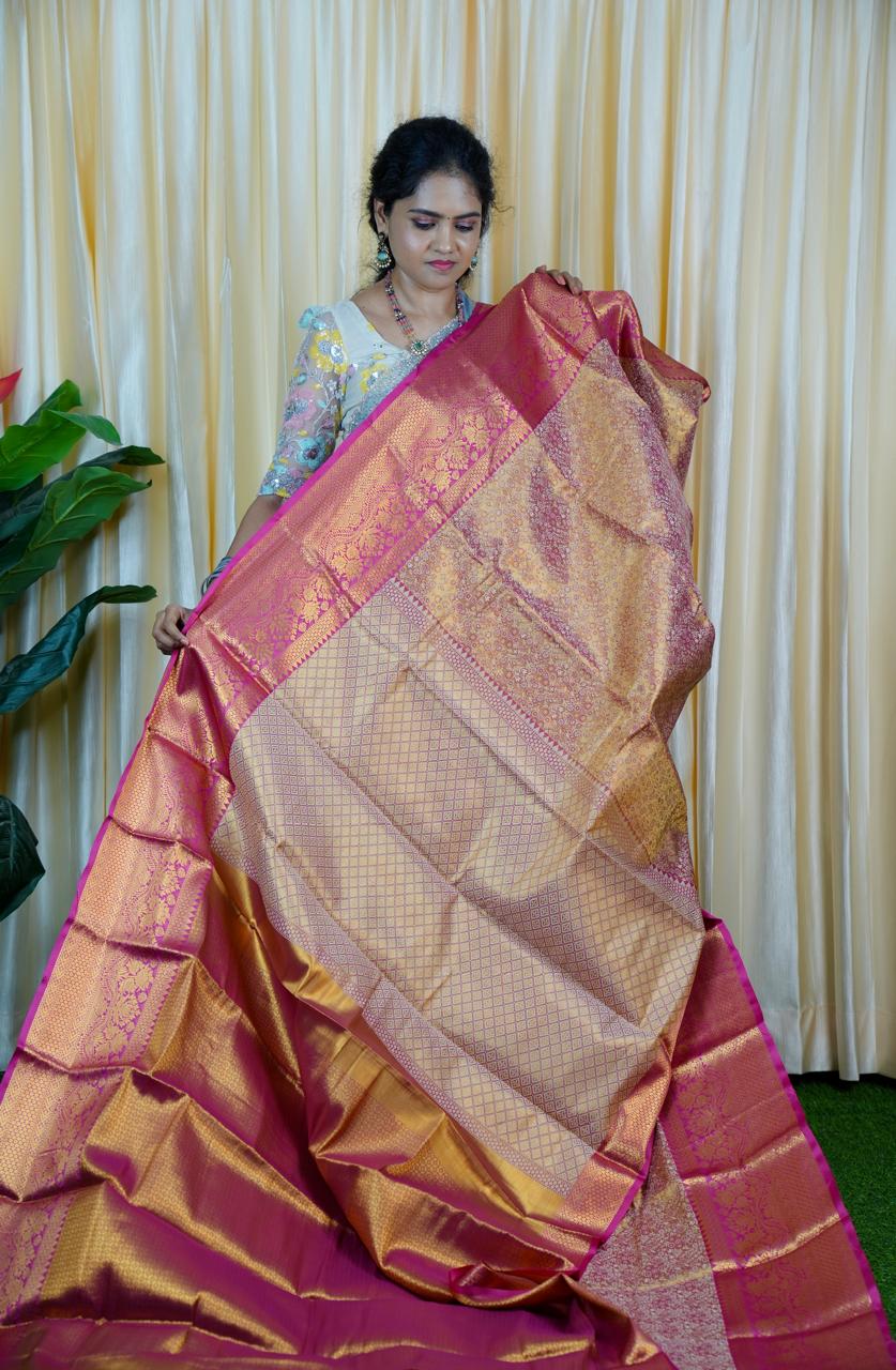 Kanchipuram semi silk saree🥳