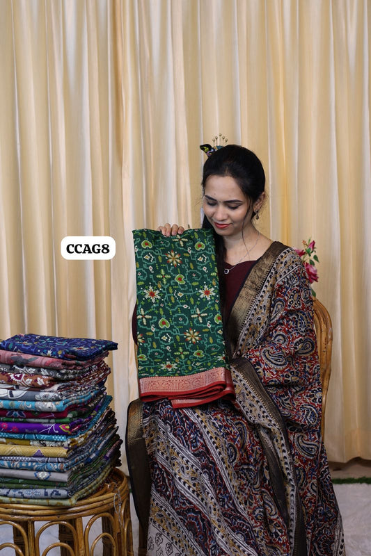 Ikkat print saree 😍Ⓜ️