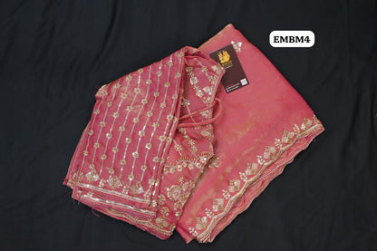 Space silk saree with Readymade blouse 😍🥳