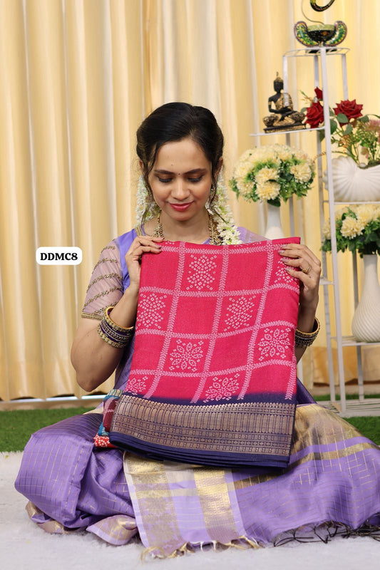 Soft georgette saree with full zari weaving😍Ⓜ️