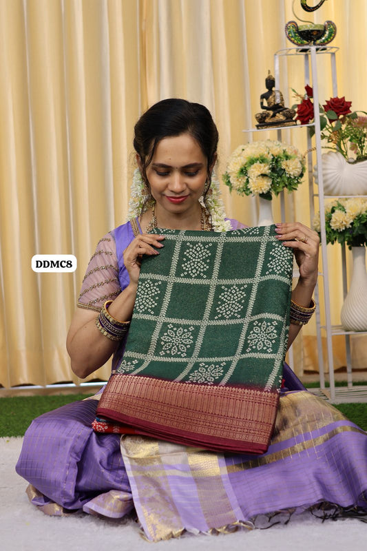 Soft georgette saree with full zari weaving😍Ⓜ️