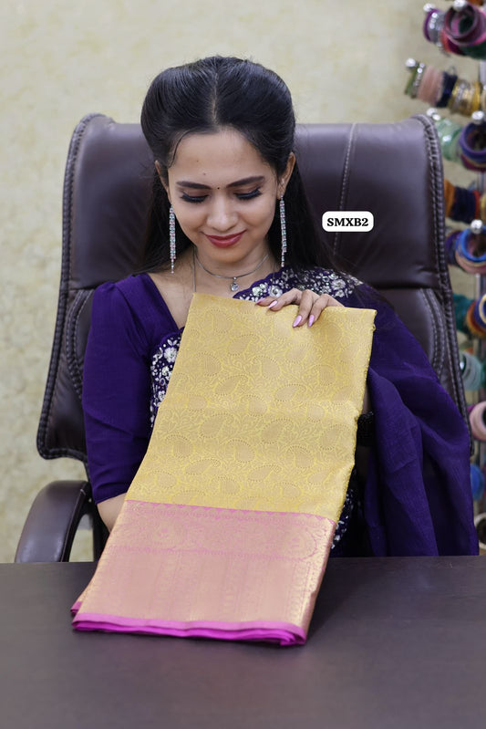Katan tissue silk saree with running blouse 🔥😍