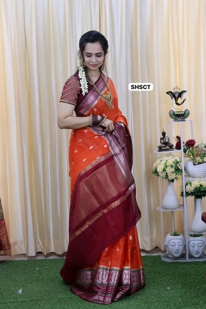 Warm silk saree 🥳