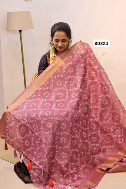 Cotton kota slub saree with running blouse🥳