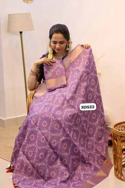 Cotton kota slub saree with running blouse🥳