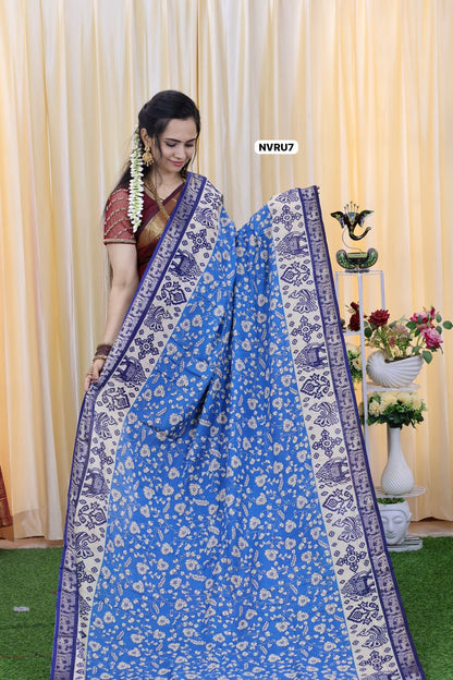 Silk feel butter silk cotton with no wrinkles. Soft comfortable and breathable 😍Ⓜ️