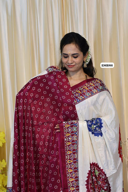 Semi modal soft silk Mirror work saree😎🥳