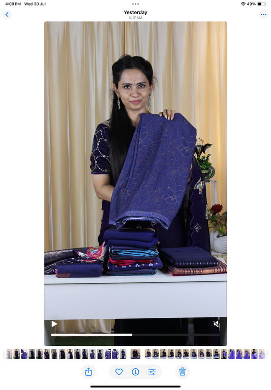 Aadi offer 🌹only saree without blouse 😍
