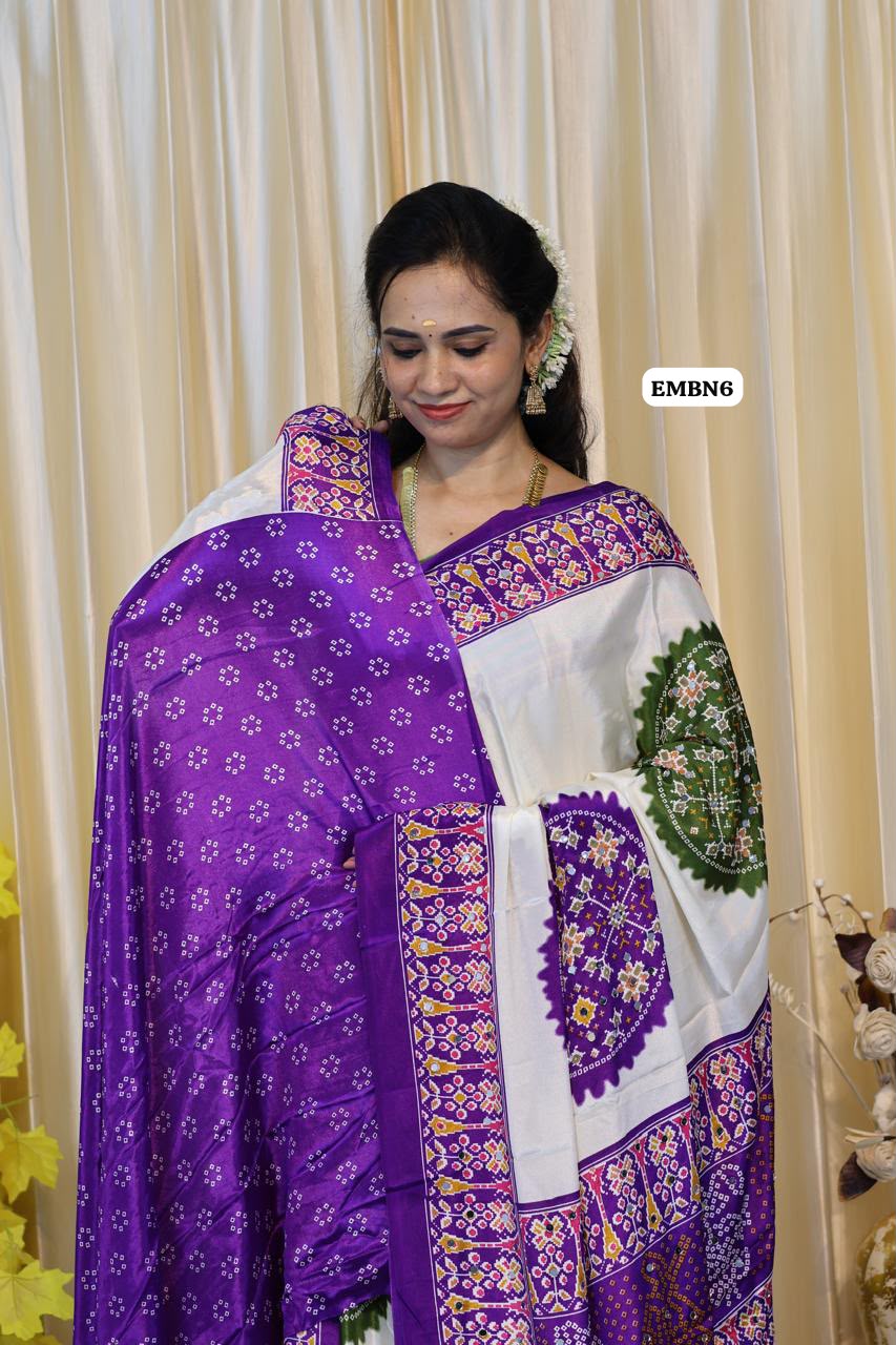 Semi modal soft silk Mirror work saree😎🥳