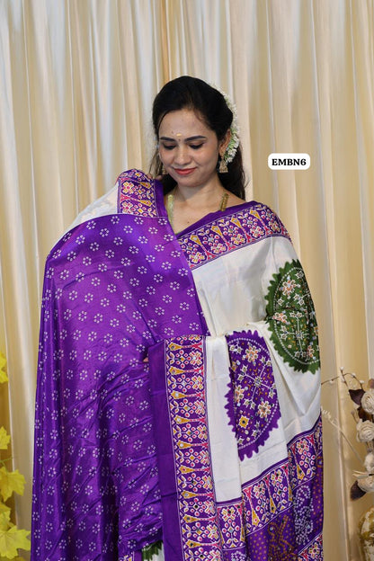 Semi modal soft silk Mirror work saree😎🥳