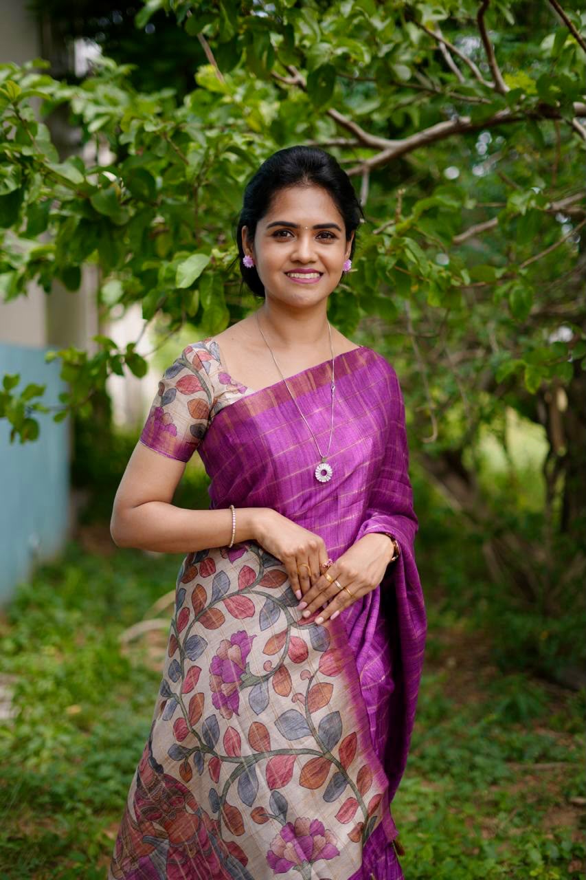 Tussar silk sarees🥰😎⏰📚
