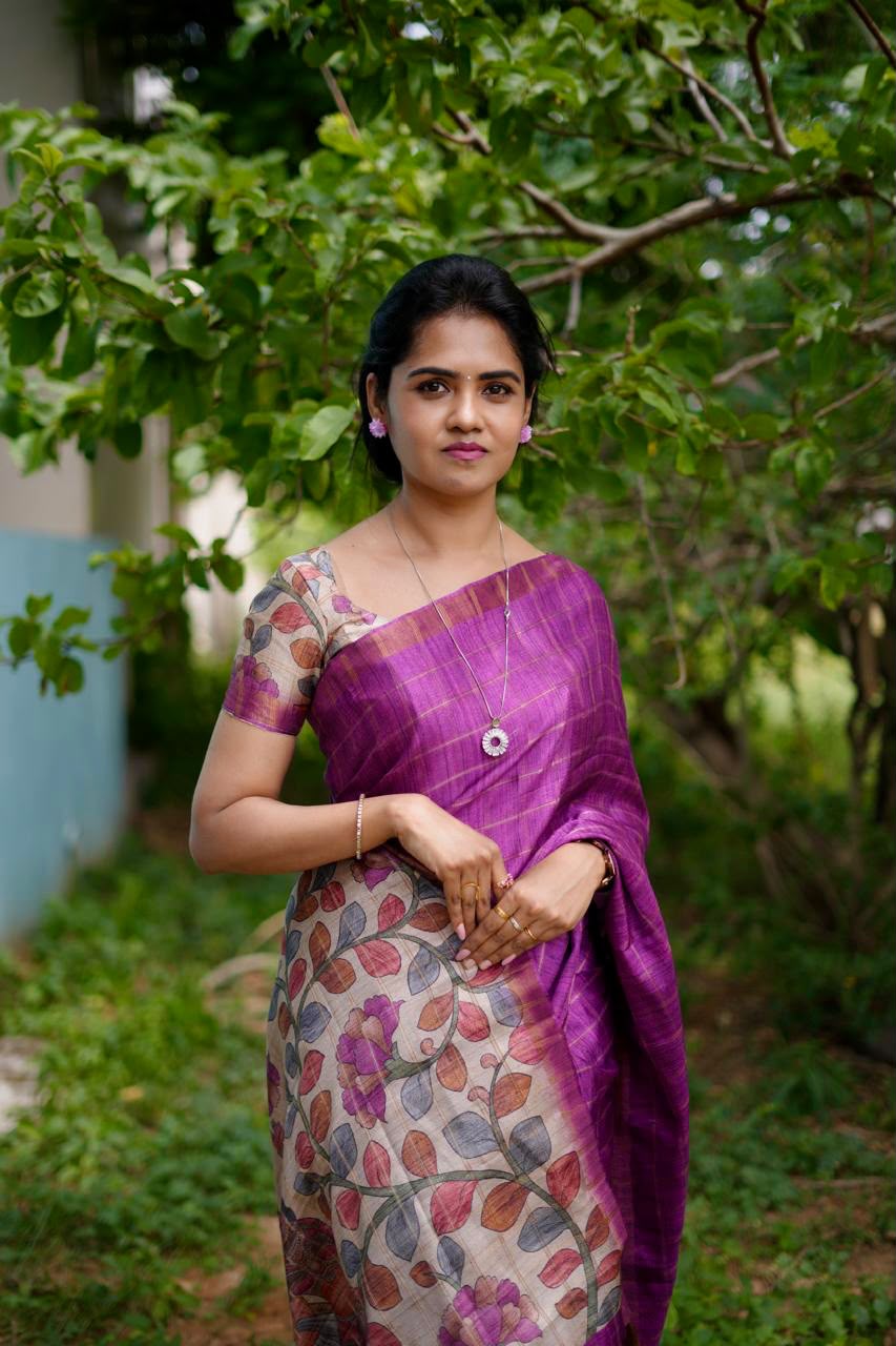 Tussar silk sarees🥰😎⏰📚