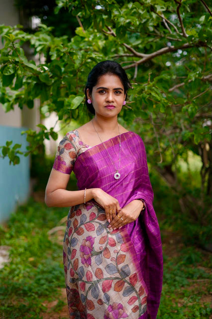 Tussar silk sarees🥰😎⏰📚