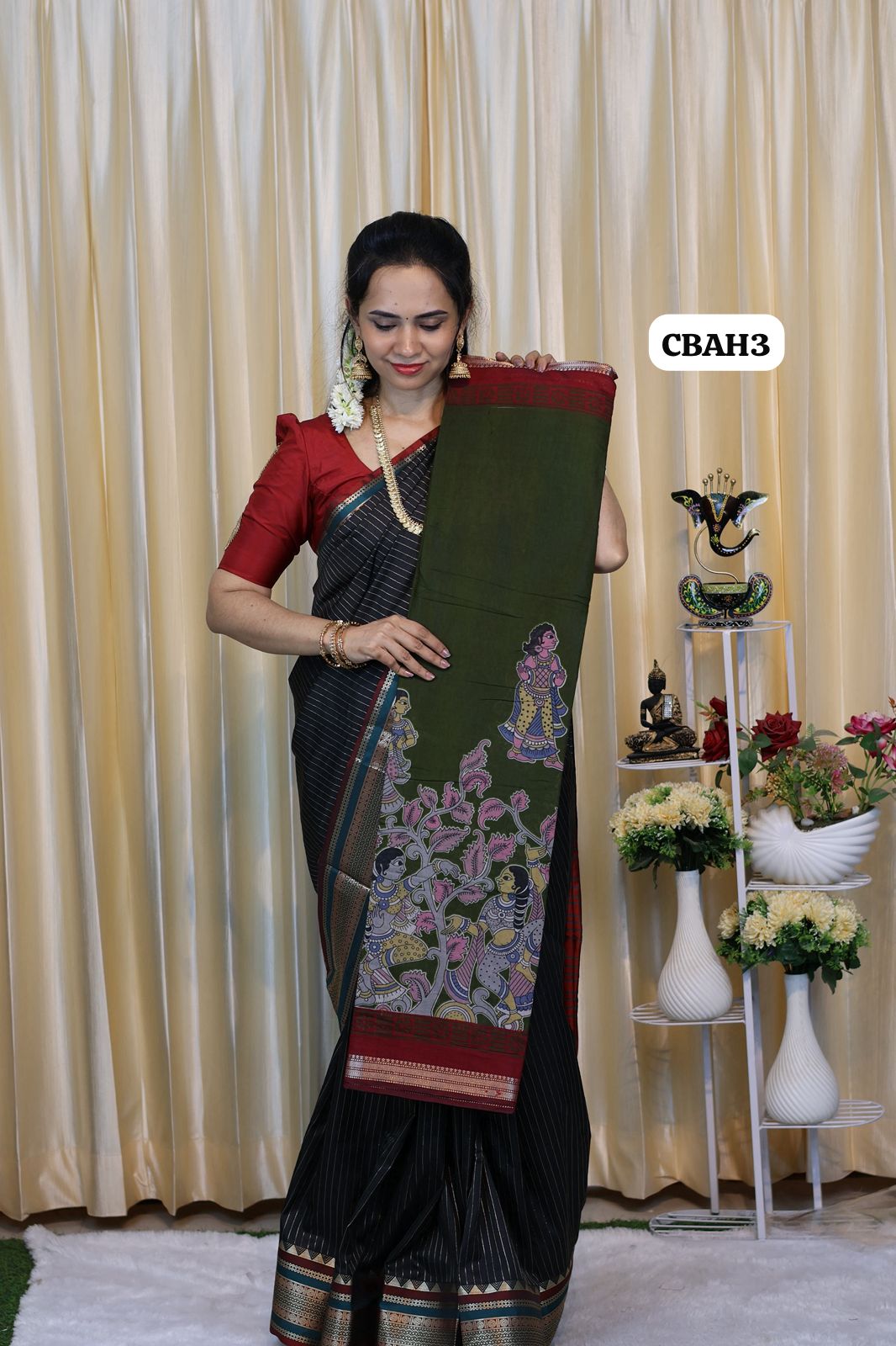 Kalamkari semi modal silks 😍😎📚