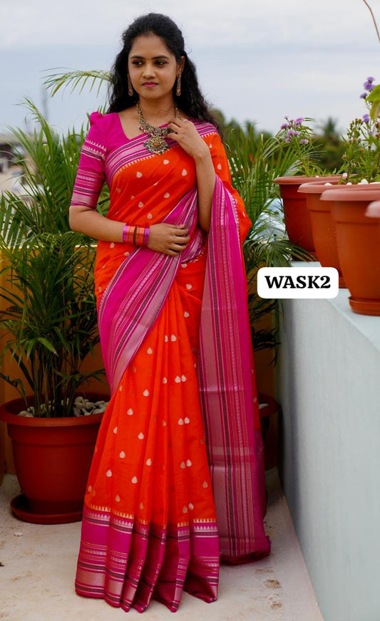 Premium warm silk saree🥳✅