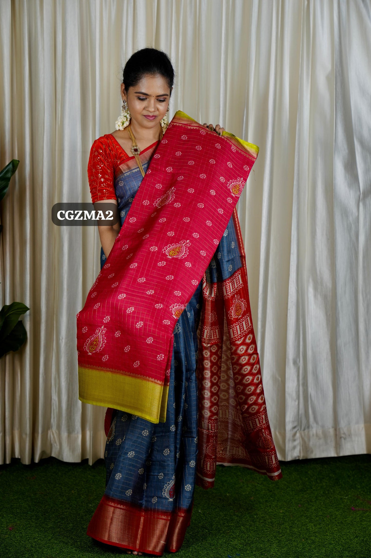Dola silk saree sold ❌