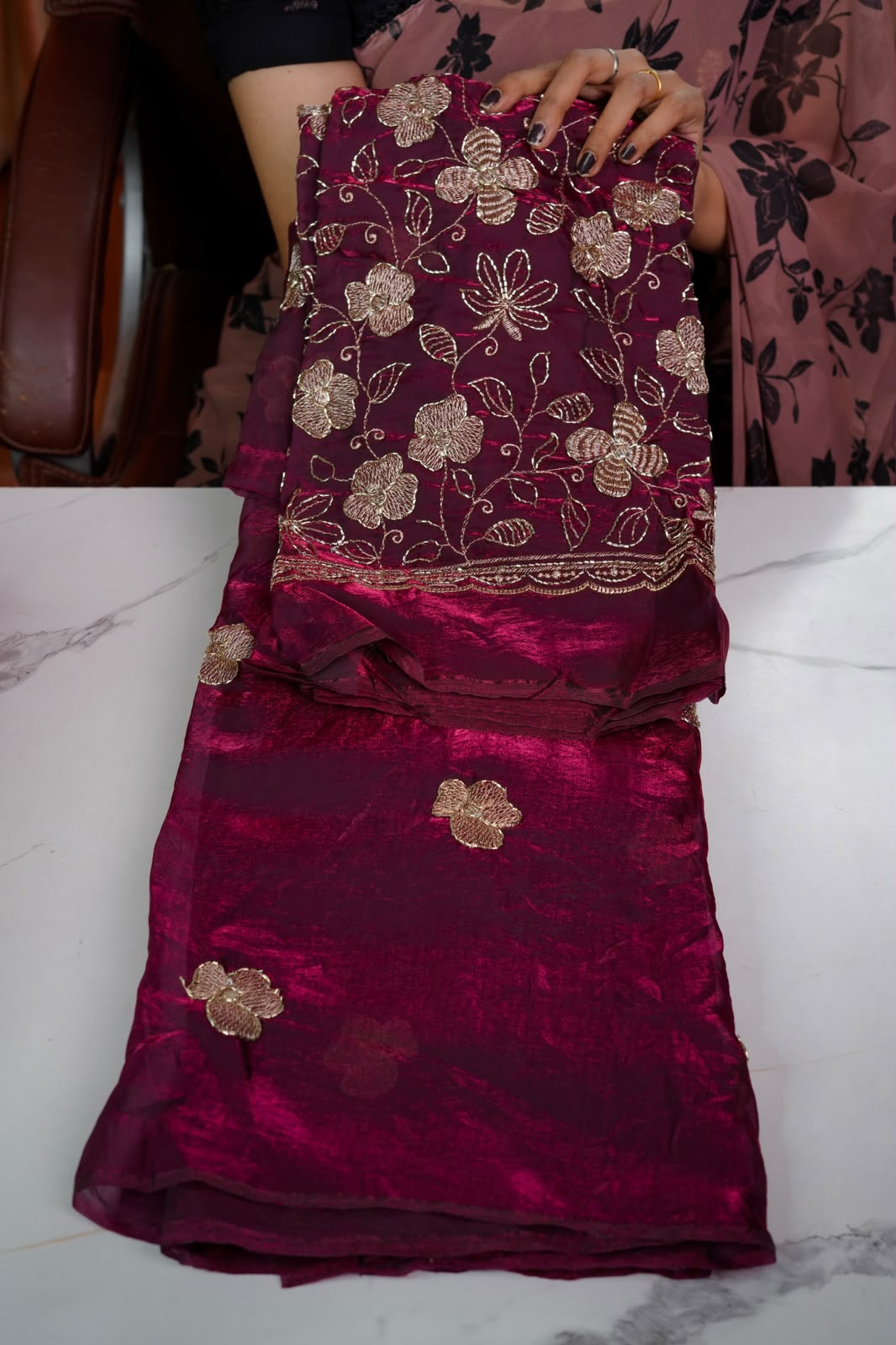 Space silk sarees🥳